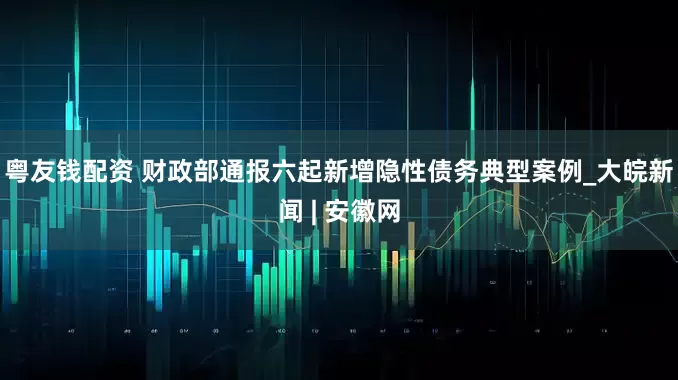 粤友钱配资 财政部通报六起新增隐性债务典型案例_大皖新闻 | 安徽网